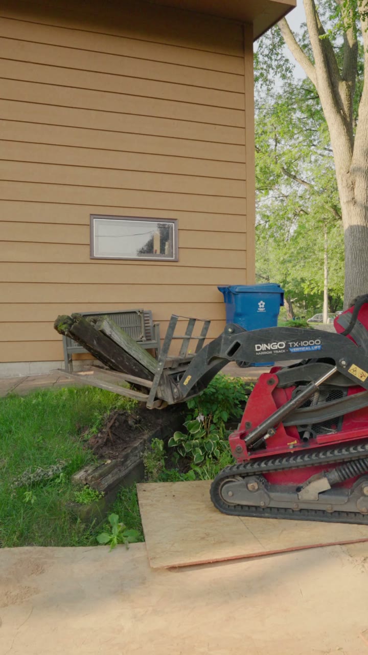 Landscaping tear-out and rebuild