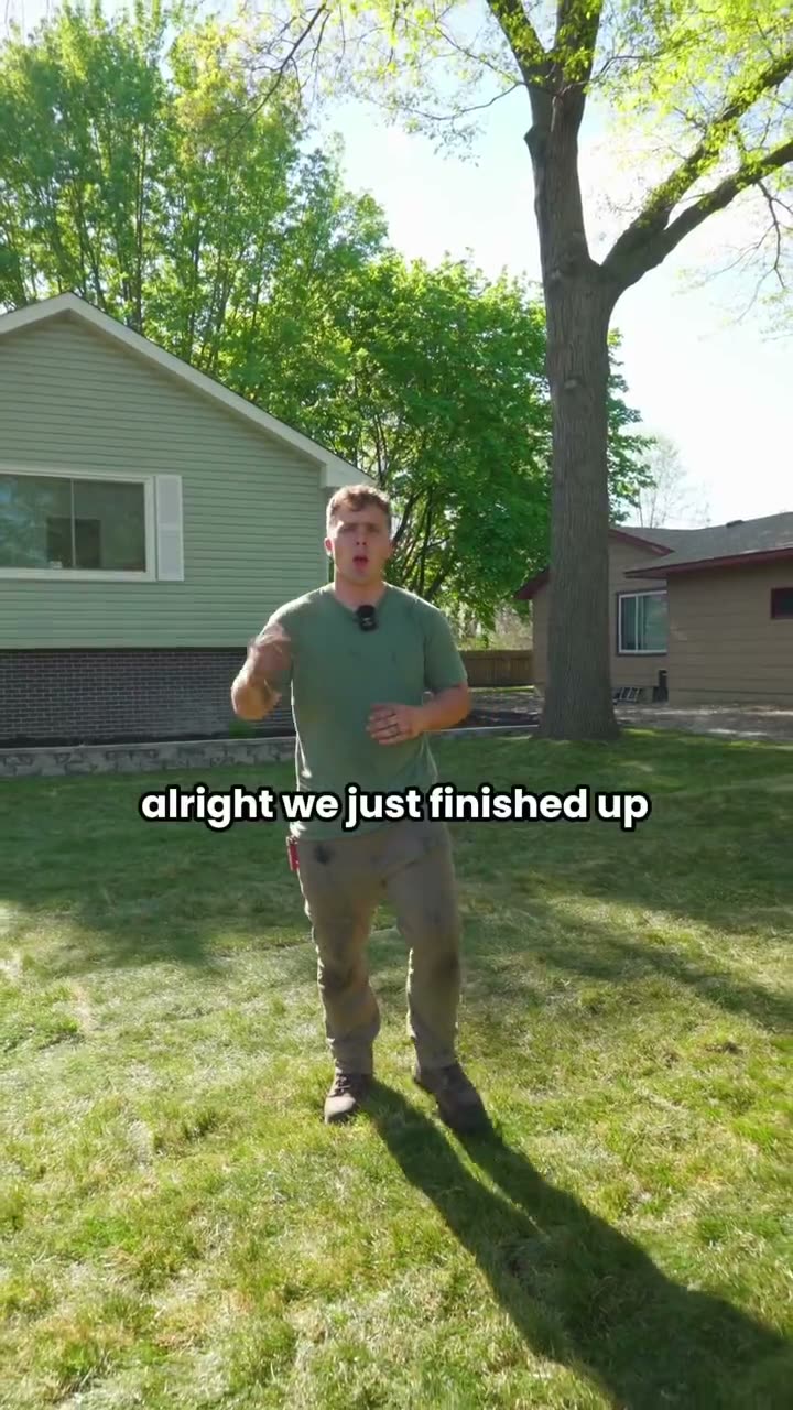 Landscaping before and after